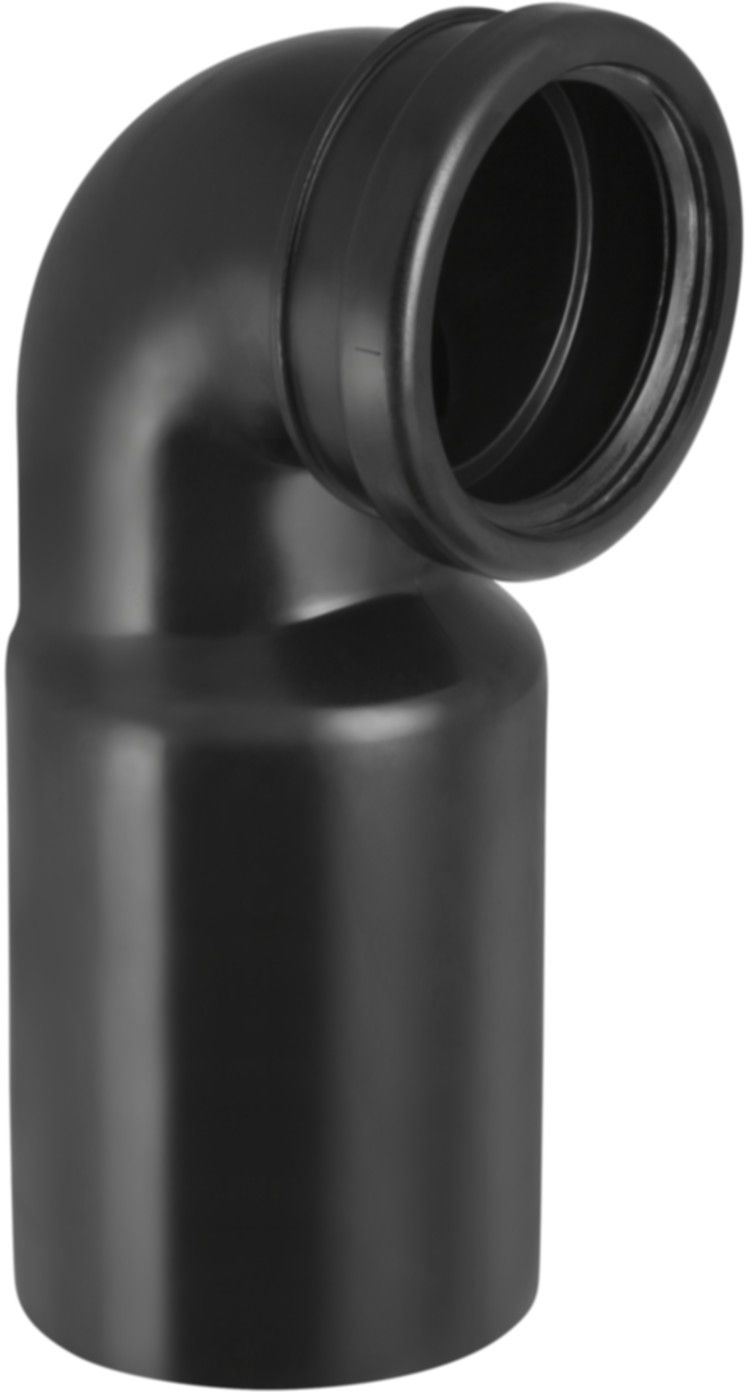 Wandklosett-Bogen 90° kurz 367.925.16.1 d 110/ 90mm - Geberit-PE-Formstücke
