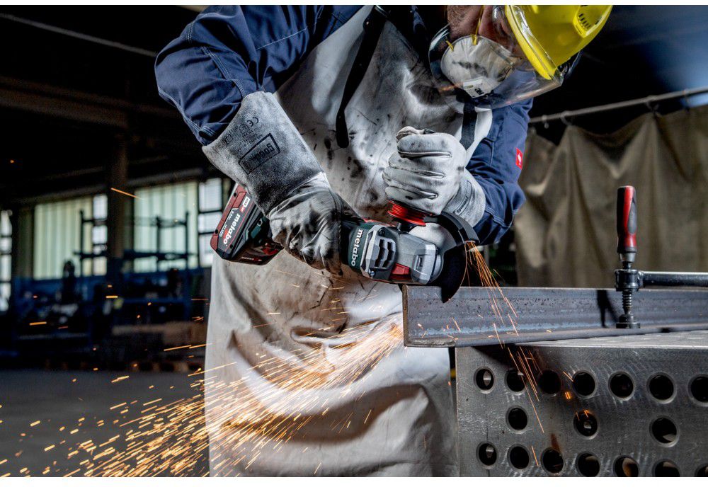 Akku-Winkelschleifer WB 18 LTX BL 15-125 Quick 18 V , Ø 125mm ,  Solo im MetaBOX - Metabo Elektrowerkzeuge