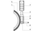 Reparaturschelle, einfach gespannt 0750 Typ K269 Spannbereich 250-262mm L=250mm - Hawle Reparaturschellen