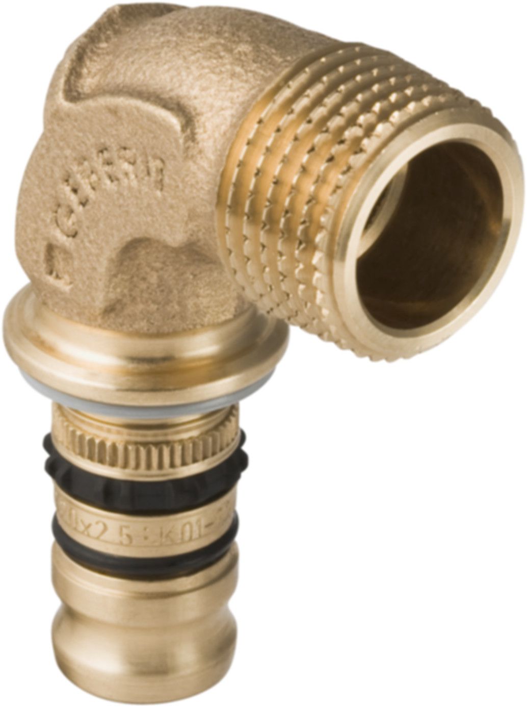 Übergangsbogen 90° m/AG 32mm- 1" 604.254.00.5 - Geberit-Mepla-Formstücke