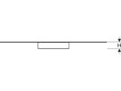 Flansch 31 x 2cm 388.137.00.1 für Bodenablauf Varino steckbar 10x10cm - Geberit-PE-Formstücke