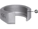 Überwurfmutter 374 S 1"- G 11/2" 770 374 106 - GF schw. Tempergussfittings