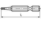 4-kt Bit f I-8 kt Sc la ¼" ST BLANK BN10318 s1 - Bossard Schrauben
