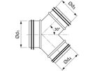 Hosenrohr 30° 280/280/280mm YVU30-V - Spiralfalzrohre und Zubehör System Safe