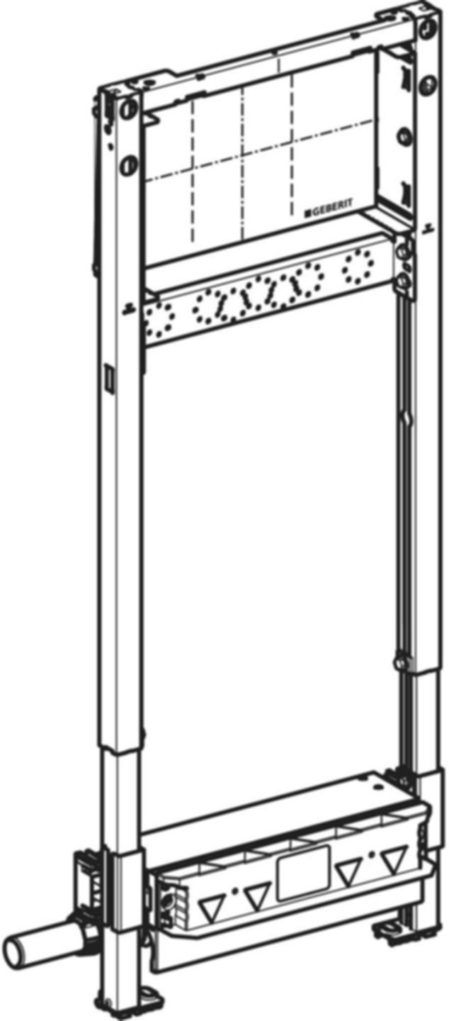 Duschelement mit Wandablauf 111.585.00.2 Typ 130 40mm UP-Armatur,niedrige Bauhöhe - Geberit-Duofix