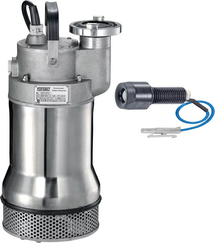 fortec® Baupumpe, PBI-72/S1 400V ,Fördermenge 72'000 l/h,mit Sensor - Wasser