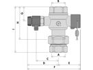 Kappenventil PN 10 3/4" - Caleffi Programm