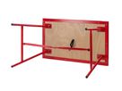 Klapp-Werkbank, rot B1005 x T505 x 32mm, Höhe= 845mm, Traglast 80kg - Werkstatteinrichtungen