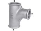T-Stück red. 131 V 11/2"- 3/4"-11/2" 770 131 226 - GF verz. Tempergussfittings