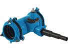 Combi-T Synoflex 4364 DN 200 Abgang Univ. PE-Ende d40/50/63mm - Hawle Synoflex