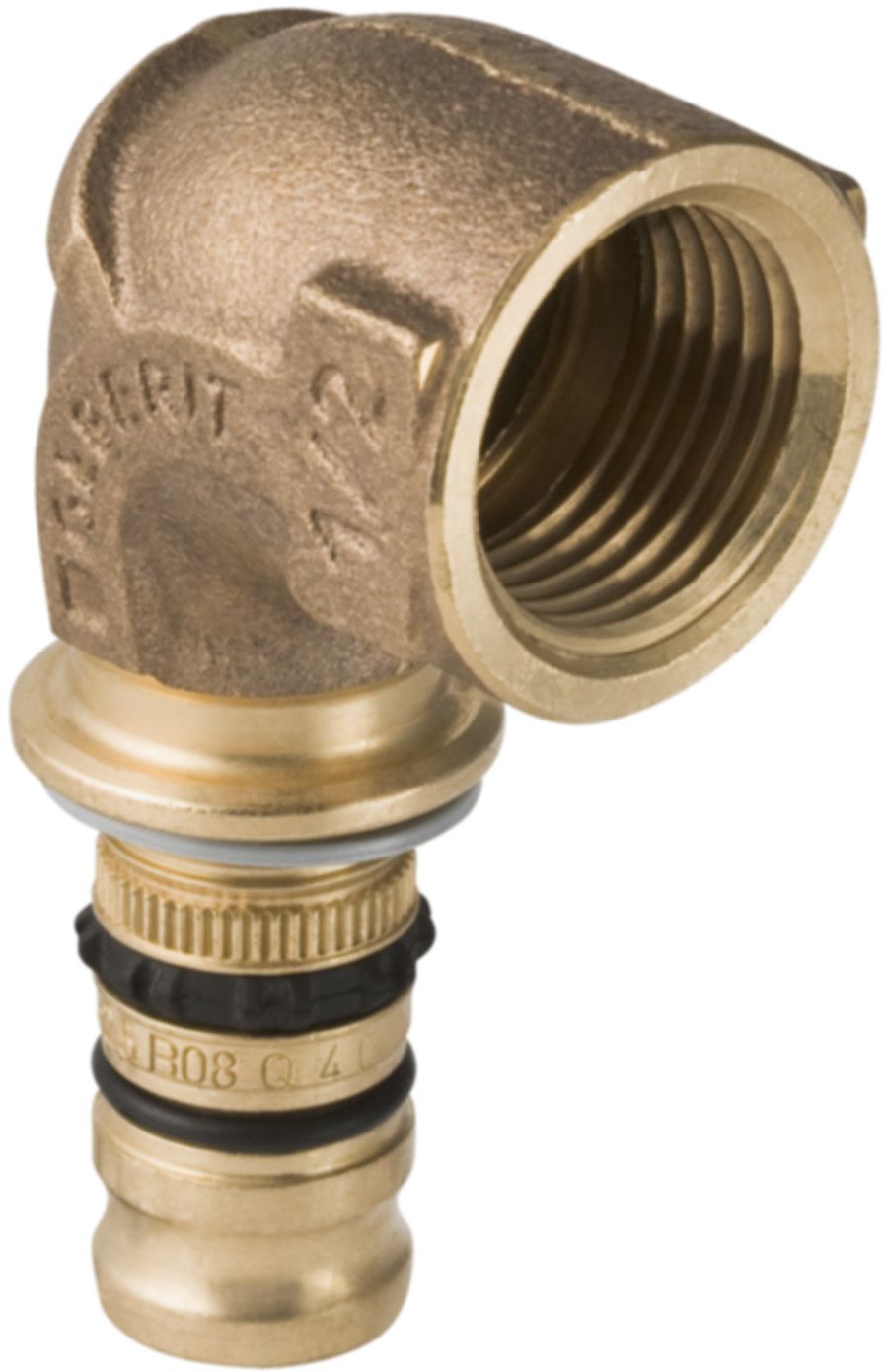 Übergangsbogen 90° m/IG 26mm- 1" 603.258.00.5 - Geberit-Mepla-Formstücke