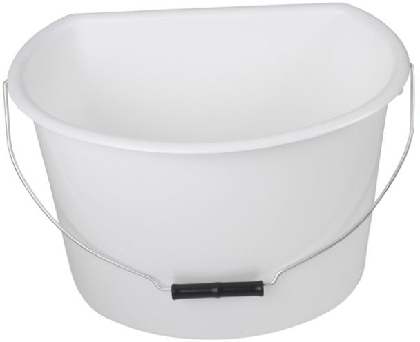 EBNAT Farbeimer, rund / oval 12 Liter, weiss - Malerwerkzeuge