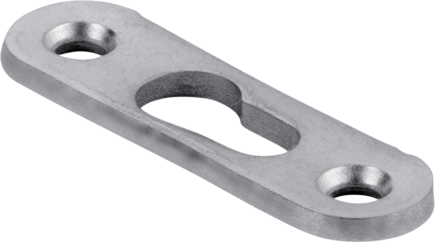 CHARMAG Bettladenbeschlag Stahl LxB=70x20mm, verzinkt - Diverse Möbelbeschläge und Zubehör