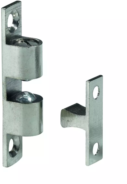 Hettich Kugelschnäpper vernickelt, 42 x 8 x 9mm - Diverse Möbelbeschläge und Zubehör