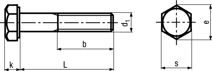 6-kt Schr mit Schaft St 8.8 BN55 DIN931 M16x180 - Bossard Schrauben