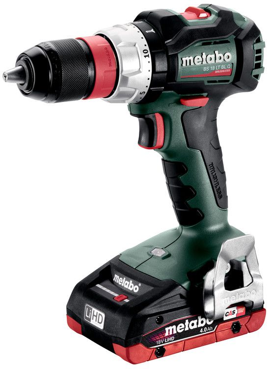 Akku-Bohrschrauber BS 18 LT BL Q 18V, 1.5-13mm, 34/75Nm, 2x4 Ah, in metaBOX - Metabo Elektrowerkzeuge