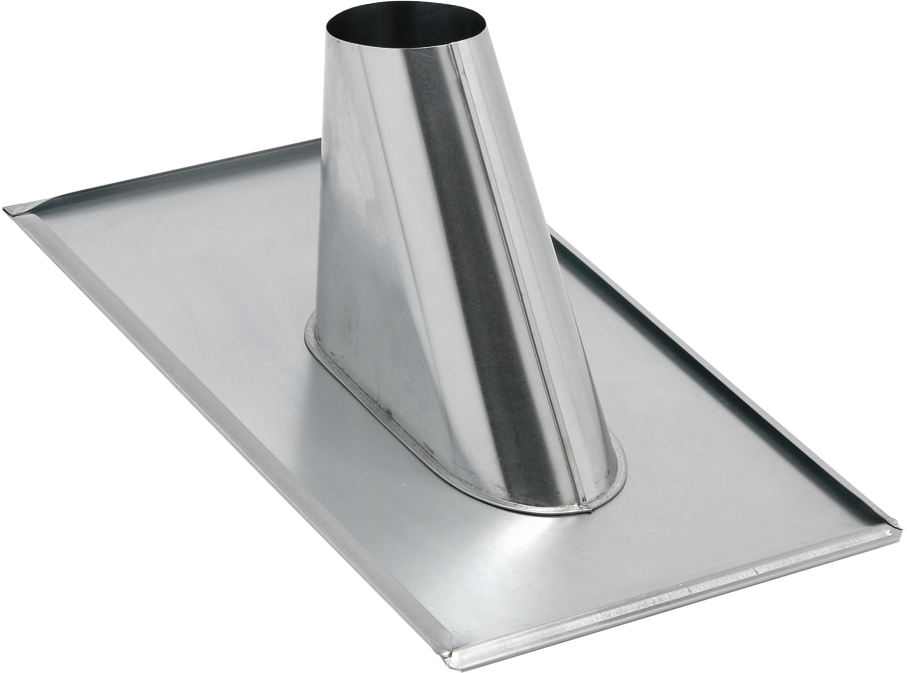 Dunstrohreinfassungen 50° 50 mm 300 - Zink Spenglereihalbfabrikate