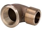 Winkel 90° 8092 IG/AG 3/8" - Rotguss-Gewindefittings