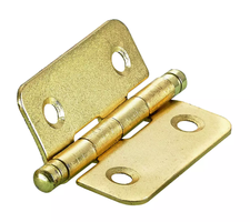 Hettich Zierscharnier vermessingt, 40 x 35mm, à 2 Stk - Diverse Möbelbeschläge und Zubehör