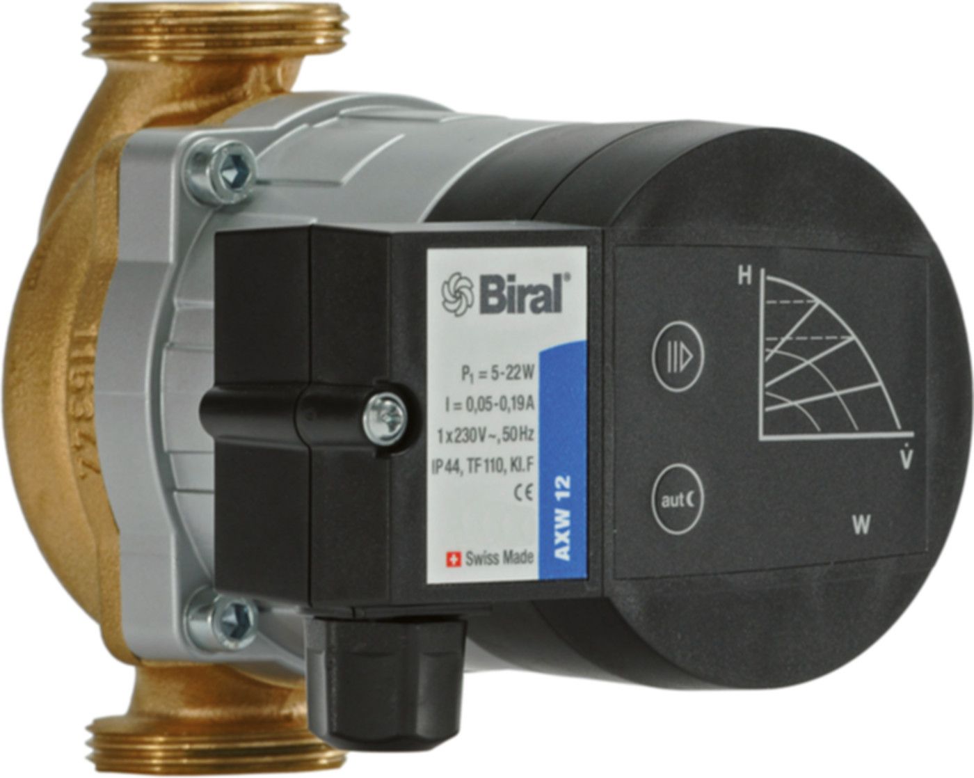 Brauchwasserpumpe AX 20-4 120 BLUE 1x230V R 11/4" PN 10 120 mm (wird durch Compax ersetzt) - Biral Pumpen