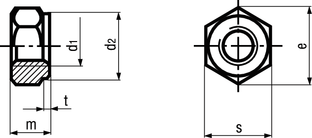 6kt-Mu zu Schraubenbolz Dehnschaft BN709 DIN2510NF M12 - Bossard Schrauben