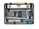 TECHNOCRAFT ABS-Werkzeugkoffer Pro Chrome 185 1/4"+1/2" , PB + Knipex , 185 tlg. - Werkzeugkoffer,Sortimentskoffer,Behälter