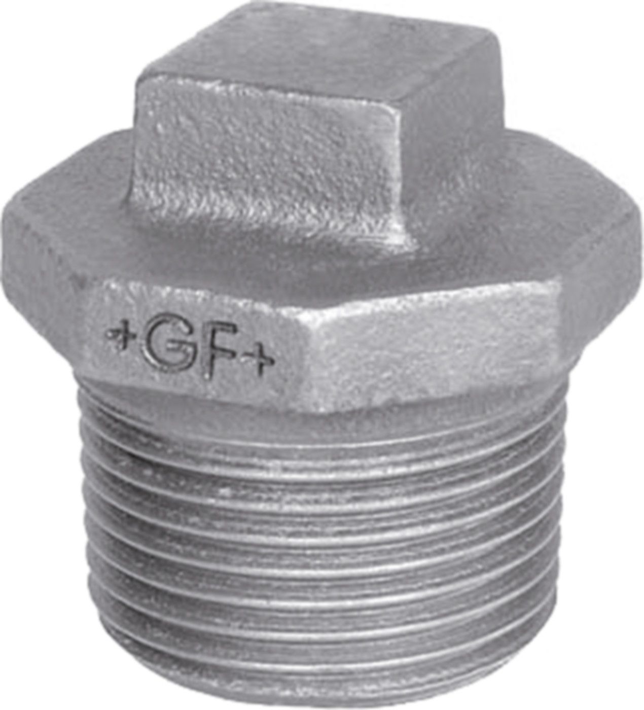 Stopfen 290 S 1" 770 290 106 - GF schw. Tempergussfittings