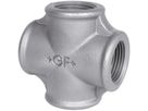 Kreuz 180 S 1/4" 770 180 102 - GF schw. Tempergussfittings