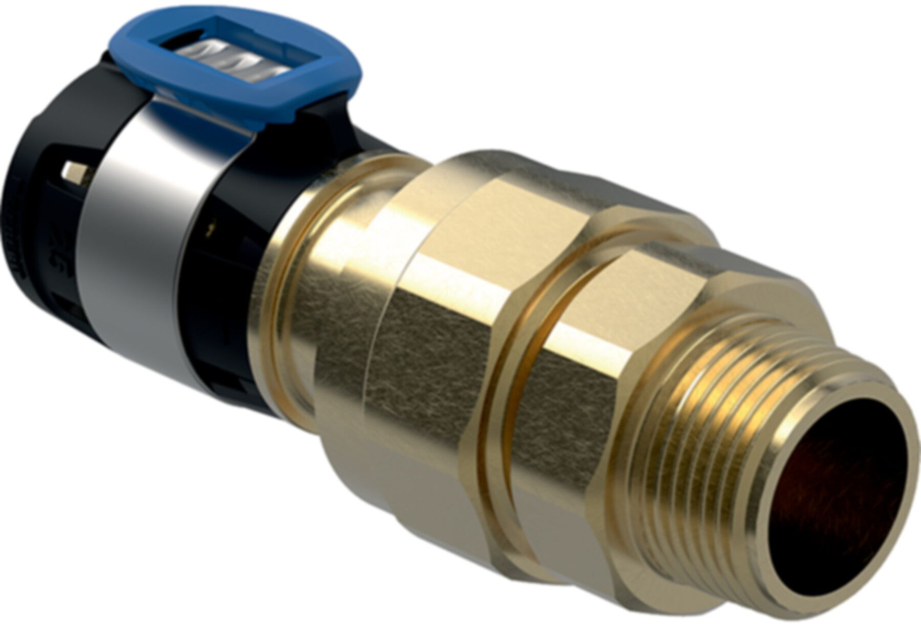 Übergangsverschraubung m/AG 50mm-11/2" 620.585.00.1 - Geberit FlowFit-Rohre/Formstücke