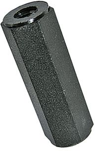 Distanzh 6kt I-gew beids PA schwarz BN7372 M3x40 - Bossard Schrauben