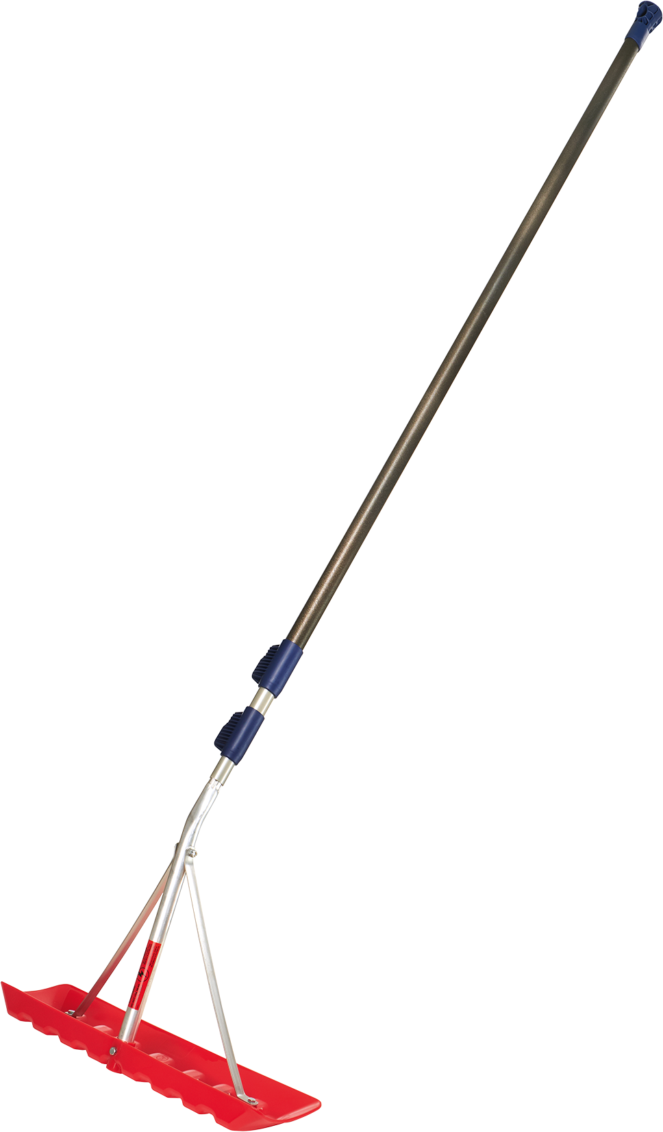 FREUND VICTORIA Dachräumer mit Alu-Teleskopstiel 600x150x45mm, L=2280 - 5000mm - Bauwerkzeuge