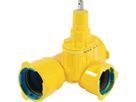 Combi-T mit Steckmuffen, Baio Gas 4375 DN 125/ 125 - Hawle Armaturen