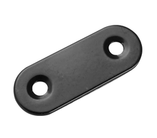 Hettich Verbindungsblech schwarz, 40 x 15mm - Diverse Möbelbeschläge und Zubehör