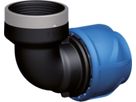 Übergangswinkel 90° mit Innengewinde d 25mm - 3/4" 158 400 025 - GF iJoint-Klemmverbinder