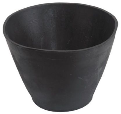 Gipserbecher aus Gummi Ø 130mm, H= 90mm - Bauwerkzeuge