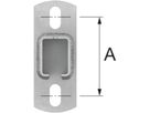 Schienenkonsolen R7 L=400mm 71696 für Schiene R7 - Flamco-Rohrschellen