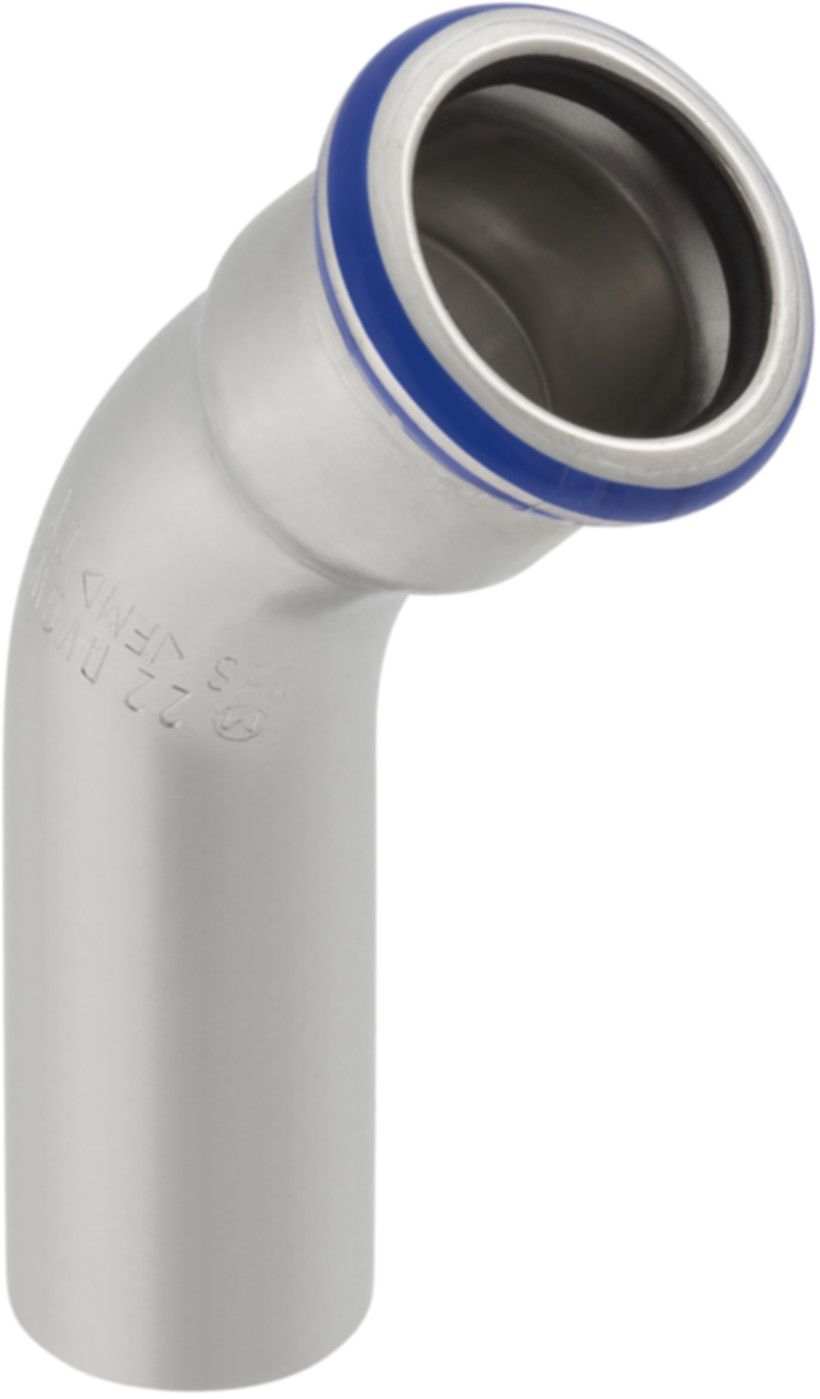 Bogen 45° m/Steckende 54mm 32708 - Mapress-Sanitär-Presssystem-Formstücke