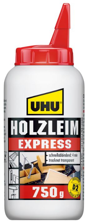 UHU Holzleim, Express 750g, in Flasche - Kleben