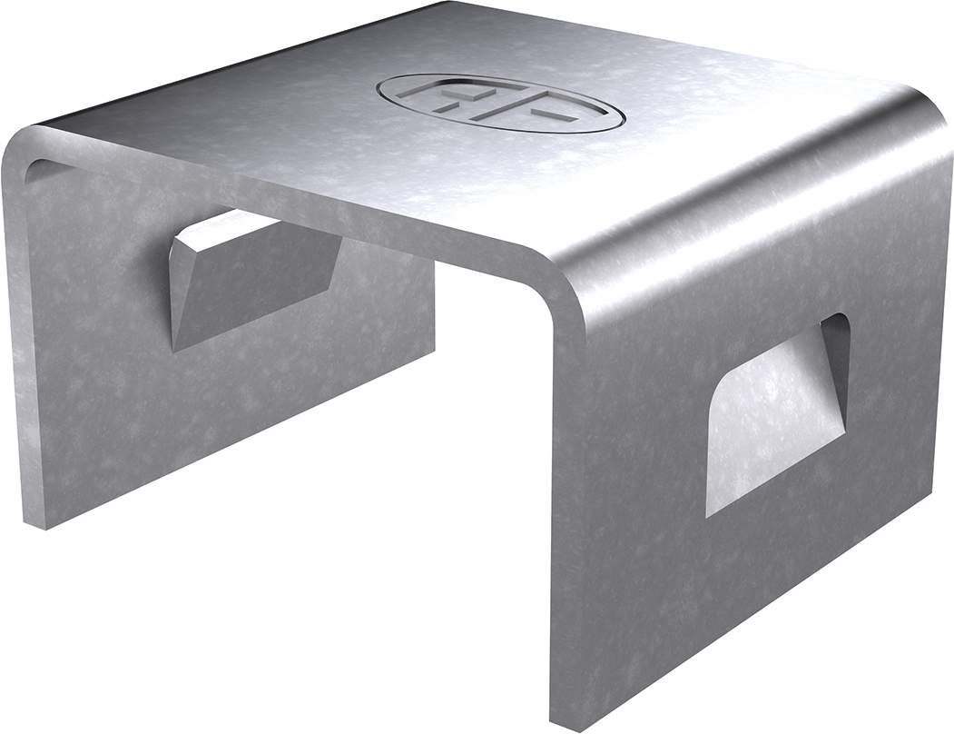 Fixierungsbügel z/Leitungsh.Inox blank AF 240.013.000 / AV 60 Quadro - AF Blitzschutzprogramm