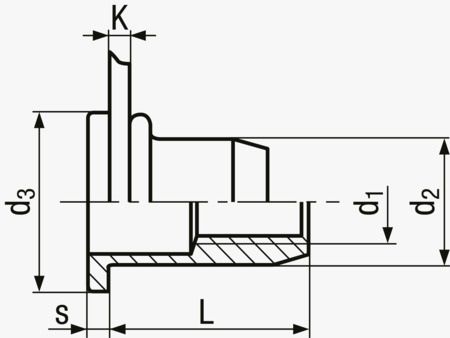 TUBTARA® Flachkopf offen Alu BN4574 M5UT/ALF3 - Bossard Schrauben
