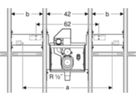 Set für ONE Waschtisch 74cm x 24.5cm 461.482.00.1 - Geberit-GIS