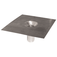 Dachwassereinlauf Konus CrNi 63 mm Stutzenlänge 300 mm - Flachdacheinläufe/ Einfassungen