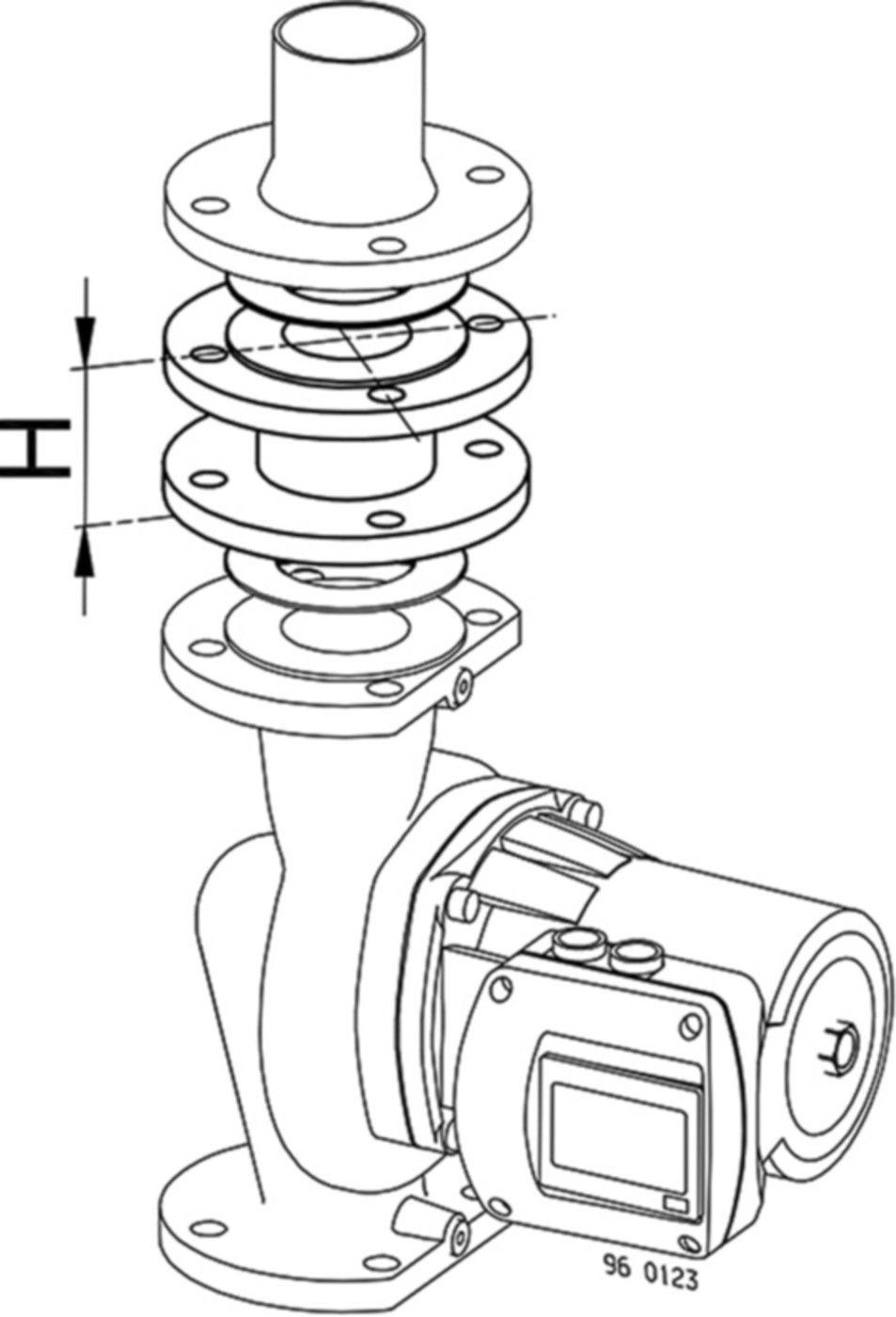 Zwischenstücke Z52 PN6 DN65 H 70 mm 11.2754.015 - Biral Pumpenzubehör