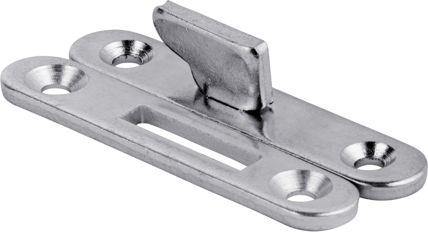 CHARMAG Bettladenbeschlag Stahl LxB=117x16mm, verzinkt - Diverse Möbelbeschläge und Zubehör