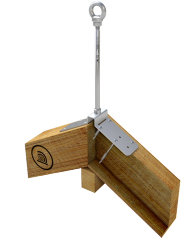 Anschlagpunkt mit Grundplatte LX-FI2-300 ABS-Lock X-First II - ABS Absturzsicherung
