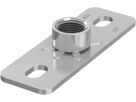 Grundplatten verz. 2-Loch M 12 120 x 40 mm 39434 - Rohrschellen-Zubehör