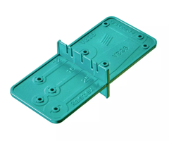 Hettich Anreissschablone MultiGreen Kunststoff grün, z. Anz. von Rastex und Verbindern - Diverse Möbelbeschläge und Zubehör