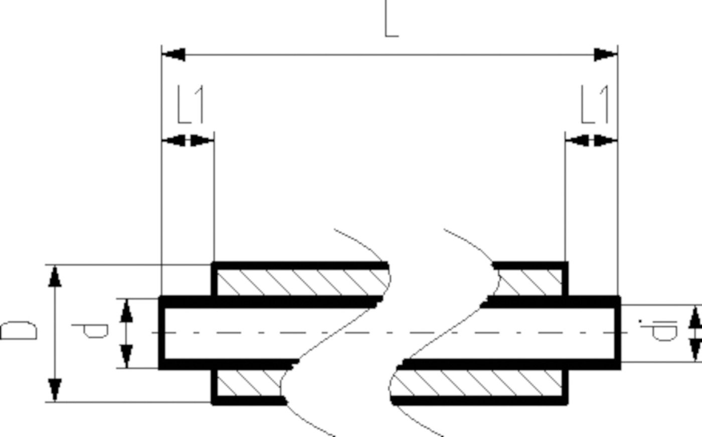 COOL-FIT PE Rohr vorisol. à 5M 50x 90mm Isolation GF HE Schaum 738 174 110 - GF COOL-FIT 2.0
