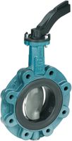 Endabsperrklappe Z014-A-therm m/Rasterh. -20 bis +160°C PN 10/16 DN 20 - Ebro Absperrklappen