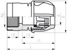 Übergangkupplung mit Innengewinde d 25mm - 3/4" 158 400 091 - GF iJoint-Klemmverbinder